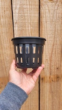 Kit com 10 vasos plásticos vasados Médio preto