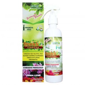 Fungicida Bravick Pronto Uso 240ml Rawell - Elimina Fungos em plantas ornamentais
