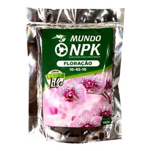 Fertilizante Floração 10.42.10 - Fert Life Mundo NPK - Embalagem de 100g