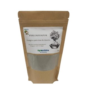 Adubo foliar de rocha - Pirlimpimpim Pó mágico para rosa do deserto 250 gramas