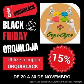 ORQUINTEGRA - Utilize o cupom ORQUIBLACK na hora de finalizar a compra para obter o desconto! Corre que é só até dia 30 de Novembro!