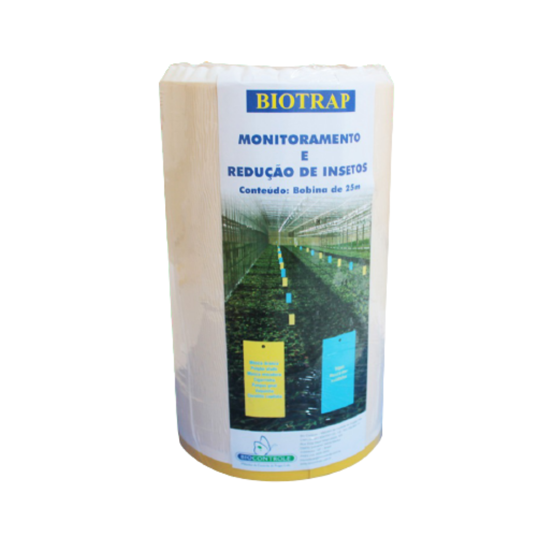 BioTrap - Monitoramento de Pragas - Adesivo Amarelo - Uma folha