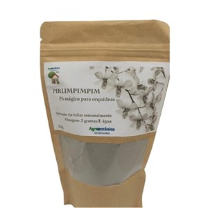 Adubo foliar de rocha - Pirlimpimpim Pó mágico para orquídeas em geral 250 gramas