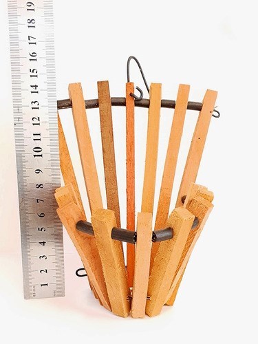 Kit 5 Orquídeas Sapatinhos Adultas + 10 Cachepots De Madeira