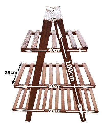 Prateleira Escada Tripla Plantas Orquídeas Suculentas Cactos