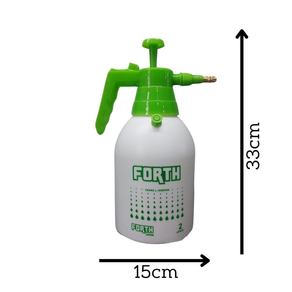 Pulverizador Forth Manual 2 Litros Compressão Alta Pressão