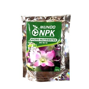 Fertilizante Micronutrientes 06-18-12 - Fert Life Mundo NPK - Embalagem de 100g