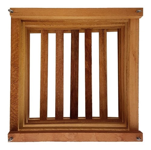 Cachepô De Madeira - Quadrado - Para Plantas E Orquídeas