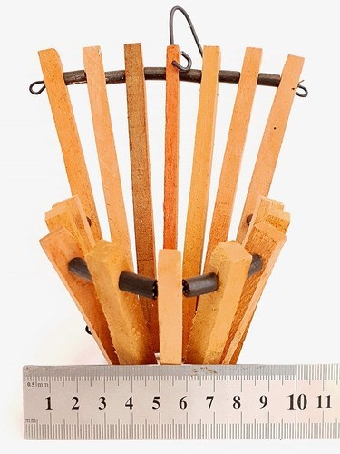 Kit 5 Orquídeas Sapatinhos Adultas + 10 Cachepots De Madeira