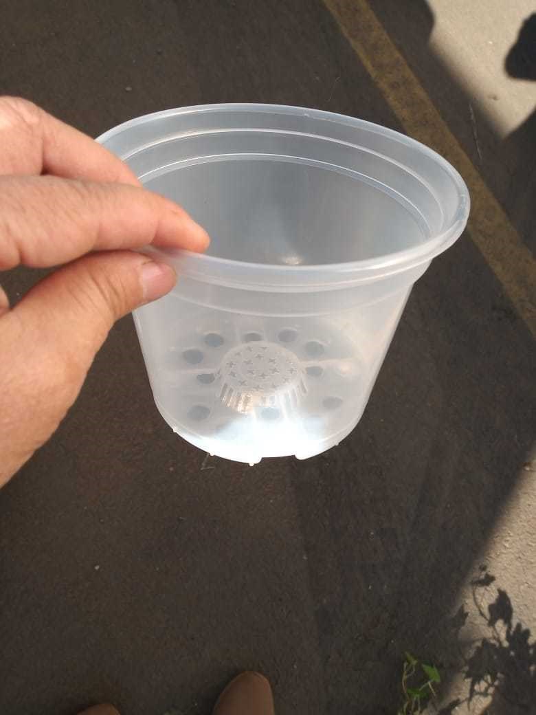 Kit com 10 Vasos transparente 14 cm